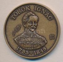 Bognár György (1944-) 1988. "MÉE Gyöngyösi Csoport - Aradi Vértanúk / Török Ignác" Br emlékérem (d=42mm) T:1