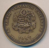 Bognár György (1944-) 1987. "MÉE Gyöngyösi Csoport - Aradi Vértanúk / Nagysándor József" B...