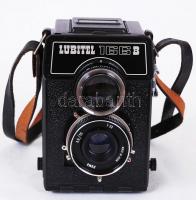 cca 1980 Lomo Lubitel 166B TLR kétobjektíves tükörrefexes fényképezőgép 6x6-os rollfilm formátummal,...