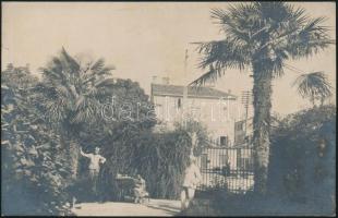 Udine park, Hungarian soldiers around Porta Cussignacco, photo