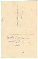 cca 1916 Olasz font: lelőtt olasz repülőgép a Piavénál fotólap. Hátoldalt a készítő feljegyzéseivel ...