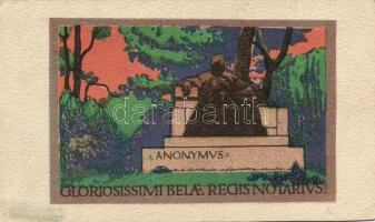 Budapest XIV. Anonymus szobor, A Magyar Földrajzi Intézet kiadása (EK)