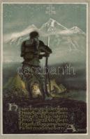 Military WWI propaganda, Credo, litho