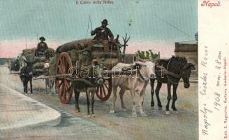Naples carriage, folklore