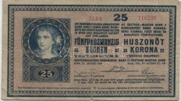 1918. 25K "3124" hullámos hátlap T:III-