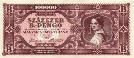 1946. 100.000BP (3x) színváltozatok T:II