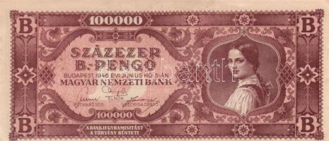 1946. 100.000BP (3x) színváltozatok T:II