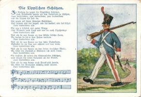 Soldiers, sheet music, military poem (EK)