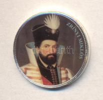 DN "Nagy Magyarok" multicolor emlékérme sorozat 50Ft ezüstözött CuNi "Zrínyi Miklós" tanúsítvánnyal