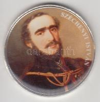 DN "Nagy Magyarok" multicolor emlékérme sorozat 50Ft ezüstözött CuNi "Széchenyi Istvá...