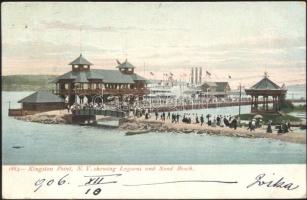 Kingston Point lagoons and sand beach