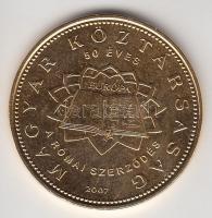 2007. 50Ft "Római Szerződés" aranyozva T:1