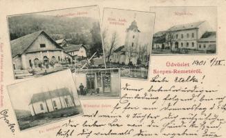 Szepesremete with the Concordia sawmill and the shop of Wietorisz