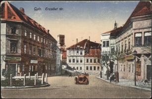 Győr Erzsébet tér, Birkmayer János üzlete (EK)