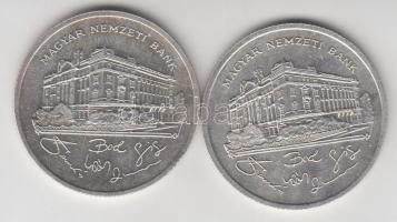 1992. 200Ft Ag "MNB" (2x) T:2