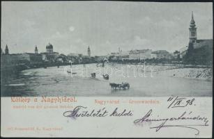 1898 Nagyvárad with synagogue (cut)