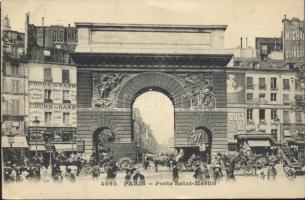 Paris St. Martin gate, dance course, hairdresser, placement office