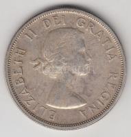 Kanada 1958. 1$ Ag "Brit Columbia" T:3 Canada 1958. 1 Dollars Ag "British Columbia" C:F