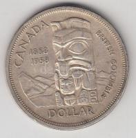 Kanada 1958. 1$ Ag "Brit Columbia" T:3
Canada 1958. 1 Dollars Ag "British Columbia&qu...