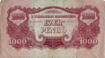 1944. 1000P "A Vöröshadsereg Parancsnoksága" T:III-