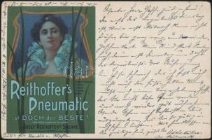 Reithoffer's pneumatic, Art Nouveau litho (small tear)