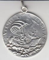 DN. Szent György medál, megkopott aranyozott ezüst, aranyjelzéssel ellátva (11.36g/36.5) T:3