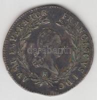 1814E 20Kr Ag "II. Ferenc" T:3