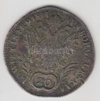 1814E 20Kr Ag "II. Ferenc" T:3