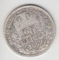 1869GYF 20Kr Ag "Ferenc József" T:2-