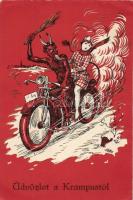 Krampus, motorbyke
