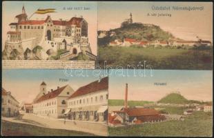 Németújvár with factory (cut)