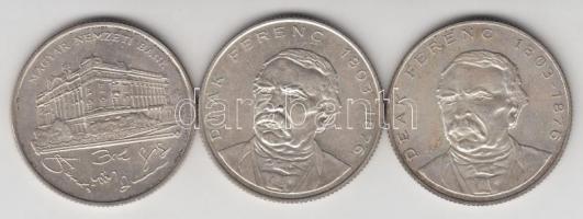 1993-94. 200Ft Ag "MNB" / "Deák" (3x) T:2-