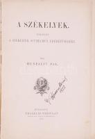 Hunfalvy Pál: A székelyek. Felelet a székelyek scytha-hun eredetűségére. Bp., 1880, Franklin-Társula...