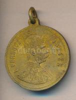 1896. "I. Ferencz József / Millenniumi emlék" emlékérem T:2- ph.