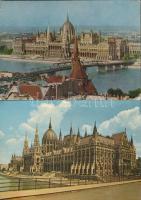 Budapest V. Parlament, 2 db városképes lap