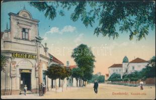 Dombóvár Kossuth utca, László Vilma papírkereskedése