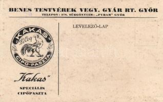 Le Coq, Kakas cipőpaszta / shoeblack advertisement