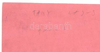 Tary Lajos (1884-1972): Turán körző reklámterv. Vegyes technika, papír. Jelzett. 8x17 cm