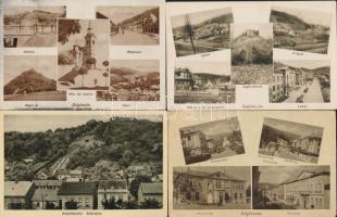 Salgótarján 4 db régi városképes lap