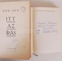 4db aláírt, ill. dedikált kötet: Veres Péter, Népiség és szocializmus; Kahána Mózes, Sóvárgások köny...