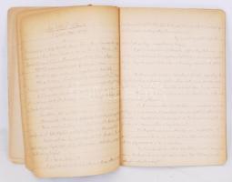 Pogány Ö. Gábor művészettörténész, művészeti író saját kézzel írt jegyzetei az 1950-es évek elejéről...