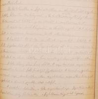 Pogány Ö. Gábor művészettörténész, művészeti író saját kézzel írt jegyzetei az 1950-es évek elejéről...