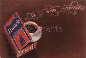 Franck coffee, advertisement, s: Macskássy (EK)