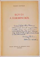 Nagy István: Egy év a harmincból. Bukarest, [1951], Állami Irodalmi és Művészeti Kiadó. Illusztrált ...