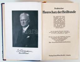 Praktischer Hausschatz der Heilkunde. Cca 1920, Heinrich Killinger Verlags. Mémet nyelven, szakadt b...