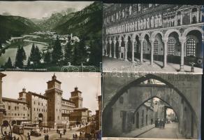 35 db régi, használatlan, olasz városképes lap