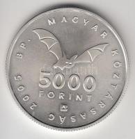 2005. 5000Ft Ag "Aggteleki-karszt barlangjai" T:BU Csak 5000db! Díszdobozban, tanúsítvánny...