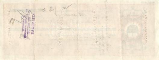 Budapest 1931-37. 8db klf Törökszentmiklóson Simontornyán, Szegeden kitöltött váltó, egyiken "É...