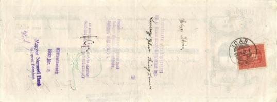 Budapest 1931-37. 8db klf Törökszentmiklóson Simontornyán, Szegeden kitöltött váltó, egyiken "É...