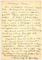 Nyárády Erazmus Gyula botanikus Lyka Károlynak írt levelezőlapja, melyben felkéri botanikai gyűjtemé...